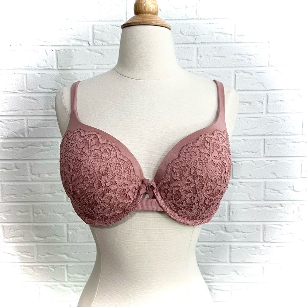 🤑Victoria’s Secret Perfect Shape Floral Lace Bra Size 36D